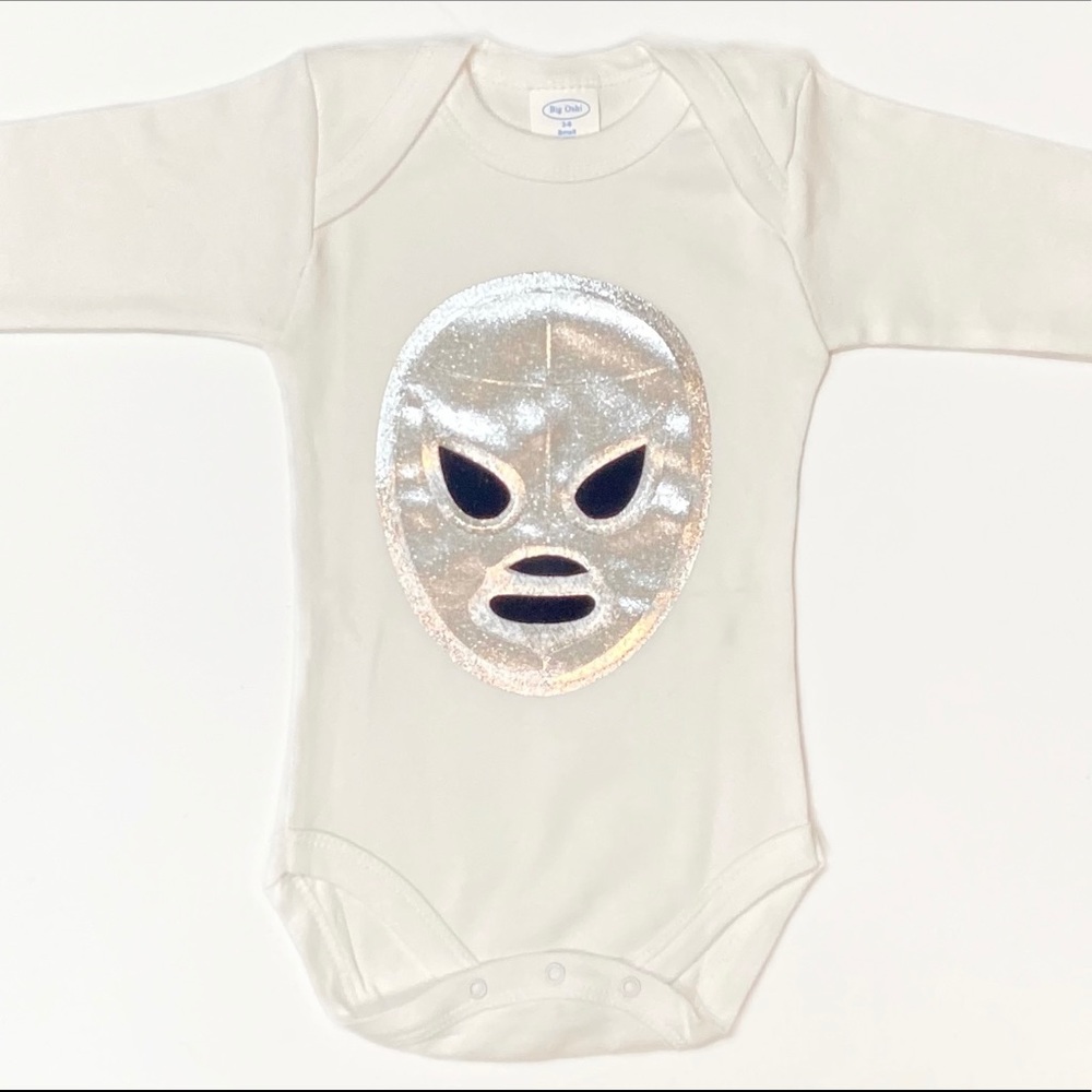 NWT Baby Bodysuit EL SANTO Mexican Wrestler Most Iconic! Soft cotton